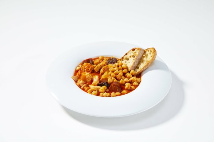 Callos con garbanzos