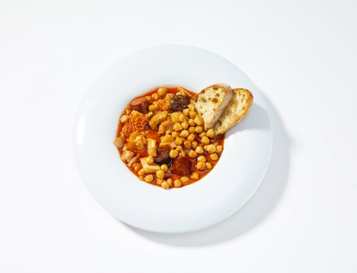 Callos con garbanzos